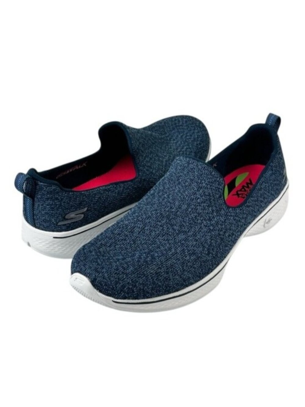 Skechers Goga Max Blue Slip-On Comfort Sneakers Sz 10 Women’s Comfort